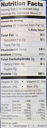 Kirkland Signature Premium Chunk Chicken Breast Packed in Water, 12.5 Ounce, 6 Count